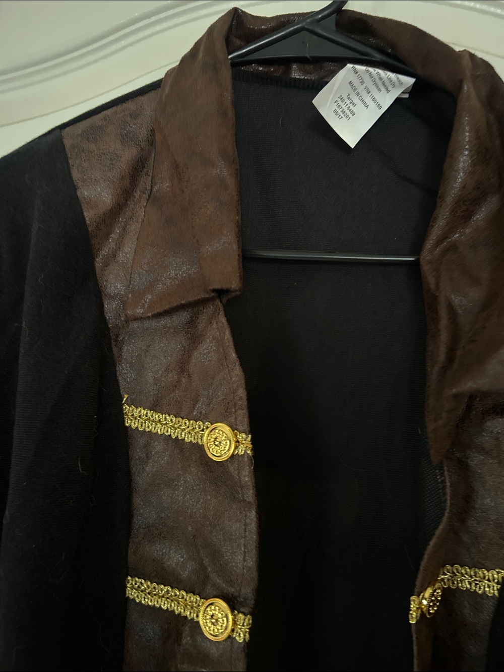 Men’s Halloween pirate coat XL - Picture 2 of 3